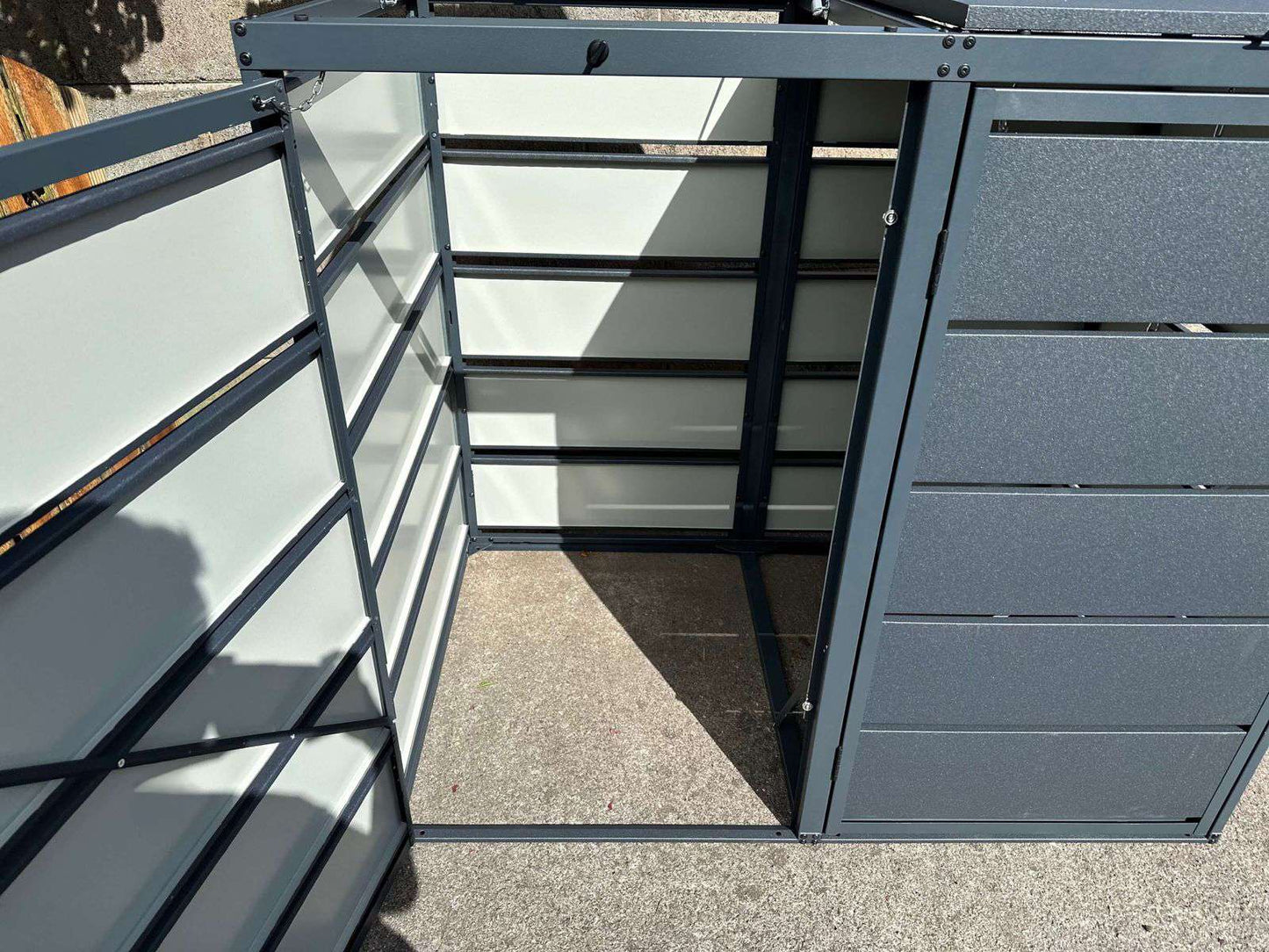 Metal Bin Shed Storage